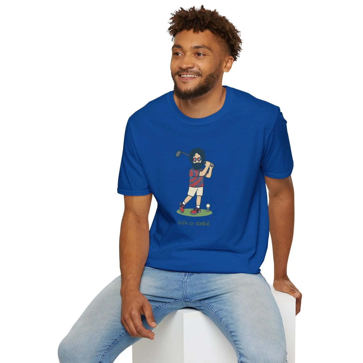 Life is Dead Golfing Jerry T-Shirt Grateful Dead