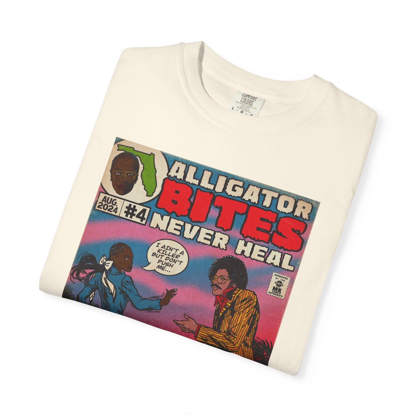Denial is a River Alligator Bites Unisex Comfort Colors T-shirt