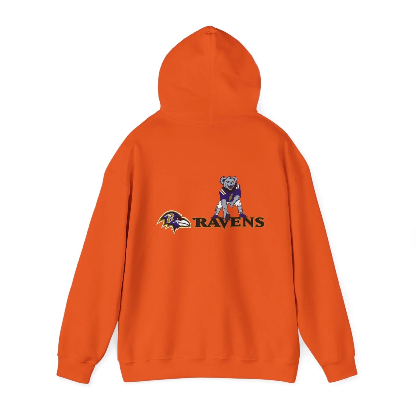 Baltimore Ravens Dancing Bear Unisex Hoodie Two-Sided The Gridiron Collection
