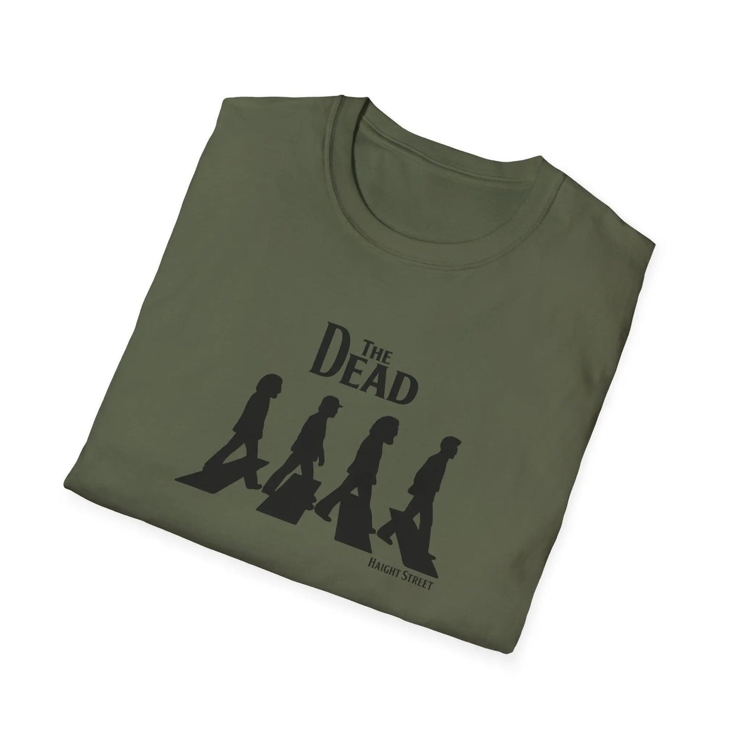 Jerry Road Haight Street Crosswalk Silhouettes T-Shirt