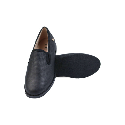 Black Leather Boys Dress Shoe Fintoes