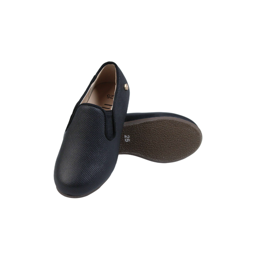 Black Leather Boys Dress Shoe