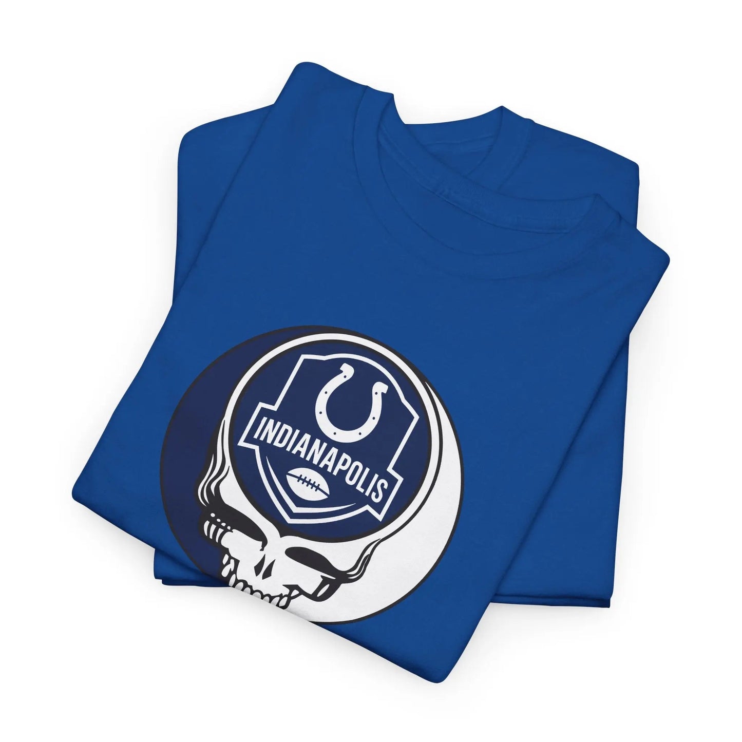 Indianapolis Colts Horseshoe Grateful Dead Steal Your Face T-Shirt NFL