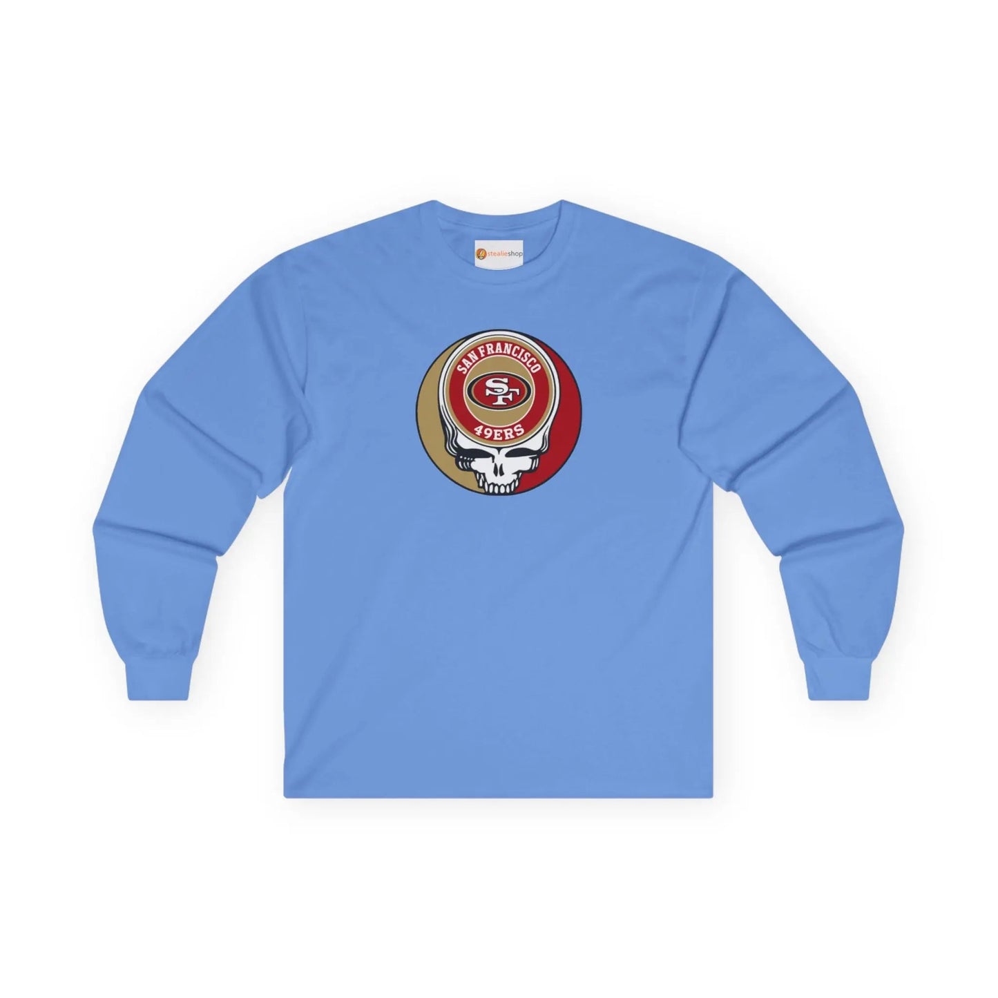 Grateful Dead Long Sleeve Tee Ultra-Cotton San Francisco 49ers The Gridiron Collection