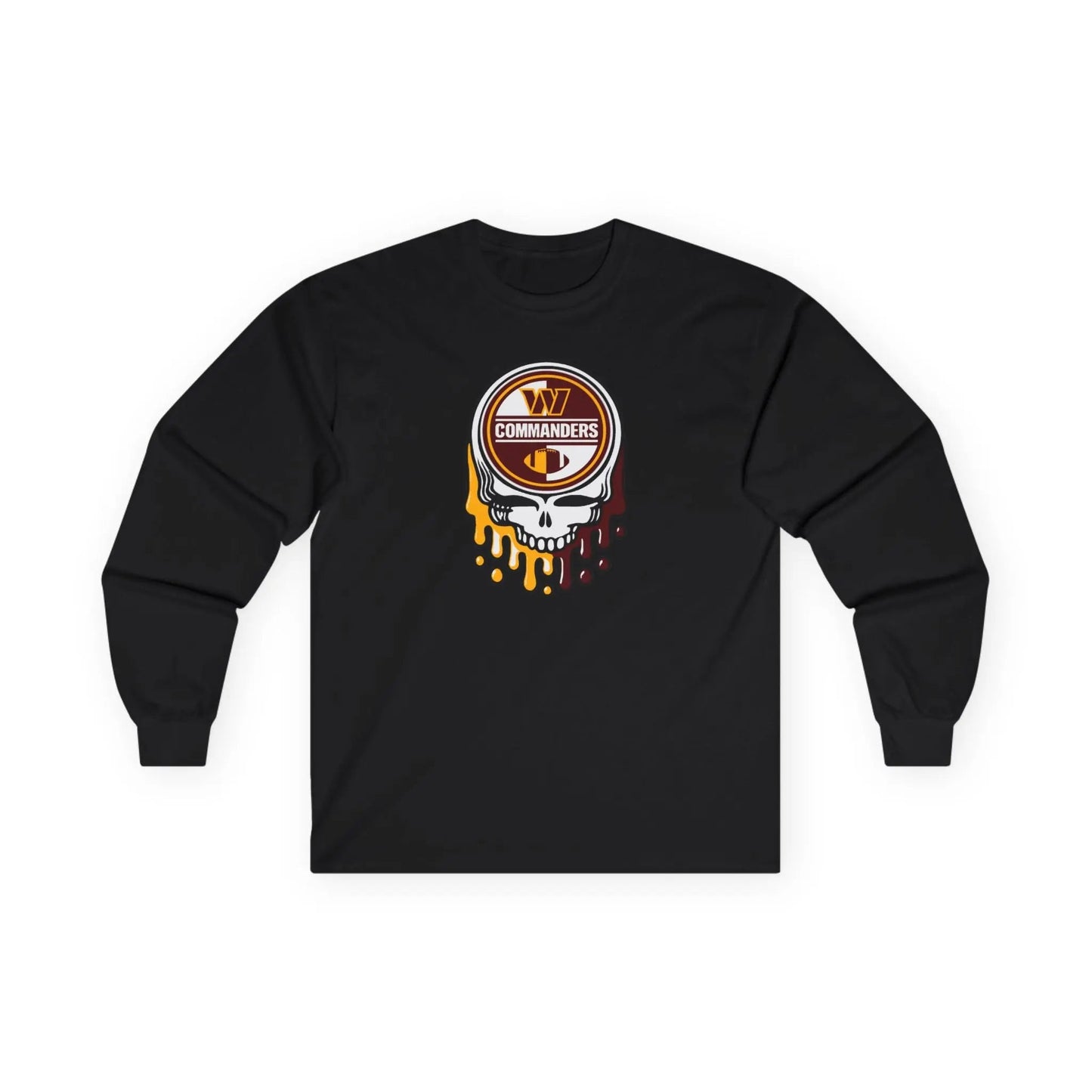 Washington Commanders Grateful Dead Ultra-Cotton Long Sleeve Tee The Gridiron Collection