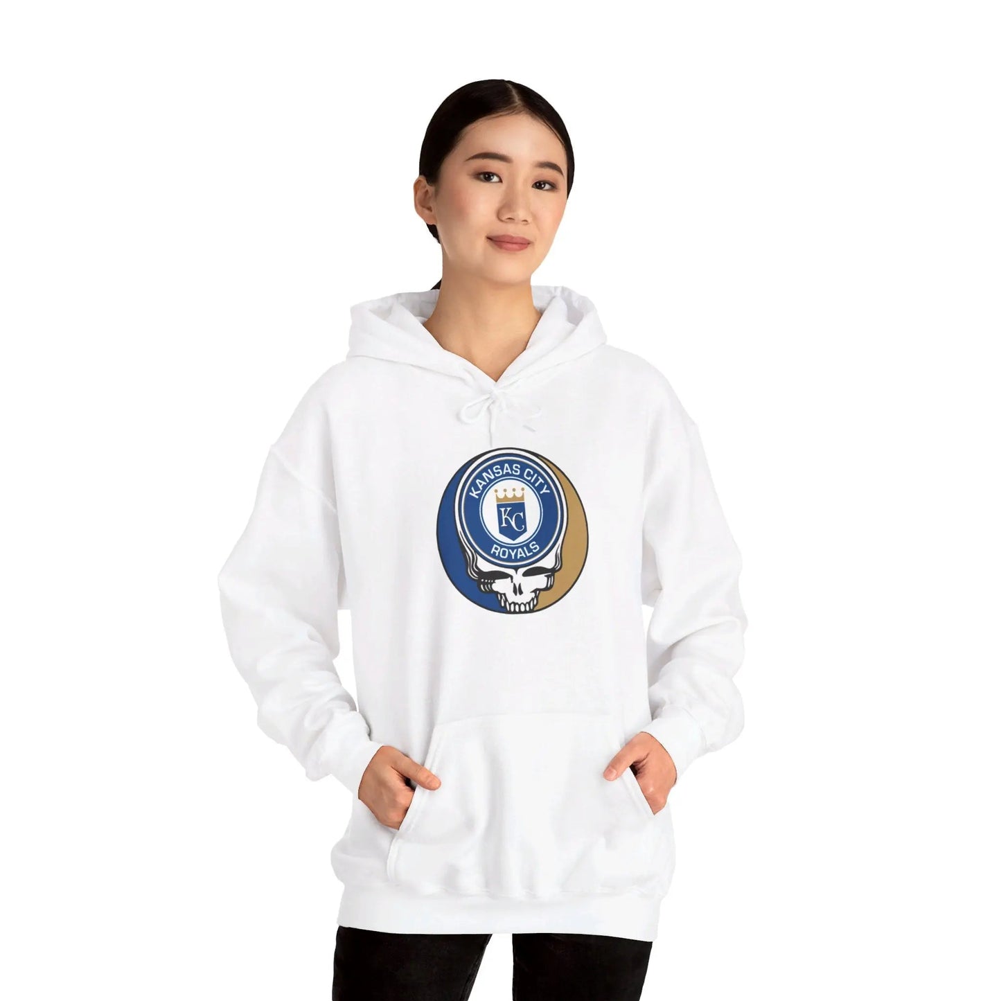 Kansas City Baseball Edition Heavy Blend Hoodie Unisex The Ballpark Collection Grateful Dead