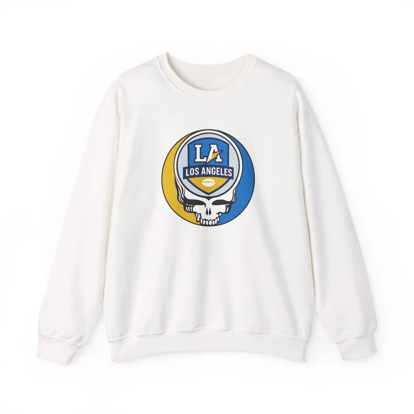 Grateful Dead Stealie Los Angeles Edition Crewneck Sweatshirt NFL The Gridiron Collection