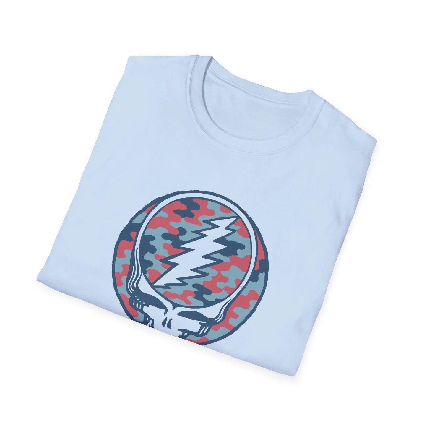 Camo Stealie Color Match Grateful Dead Vineyard Collection T-Shirt