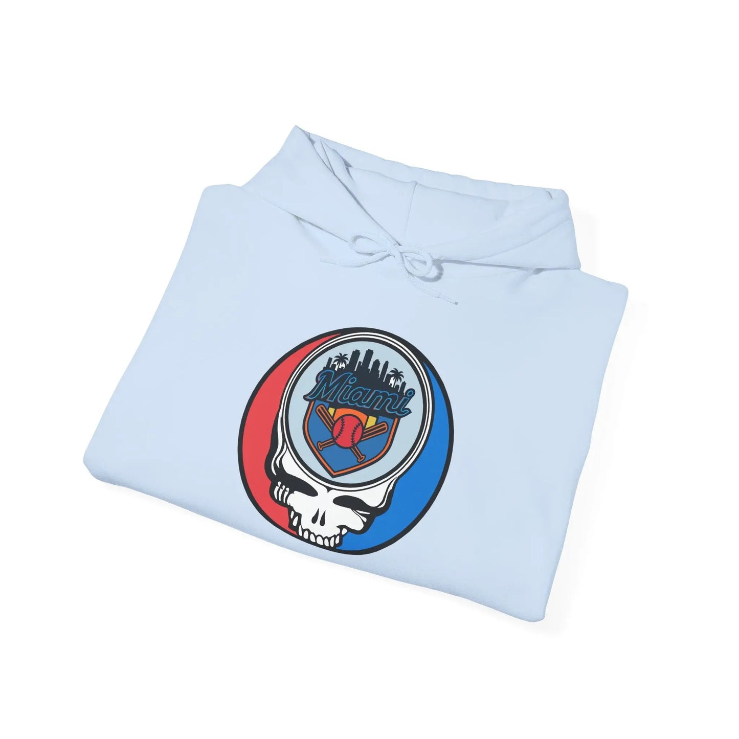 Miami Marlins Grateful Dead Unisex Heavy Blend Hoodie The Ballpark Collection