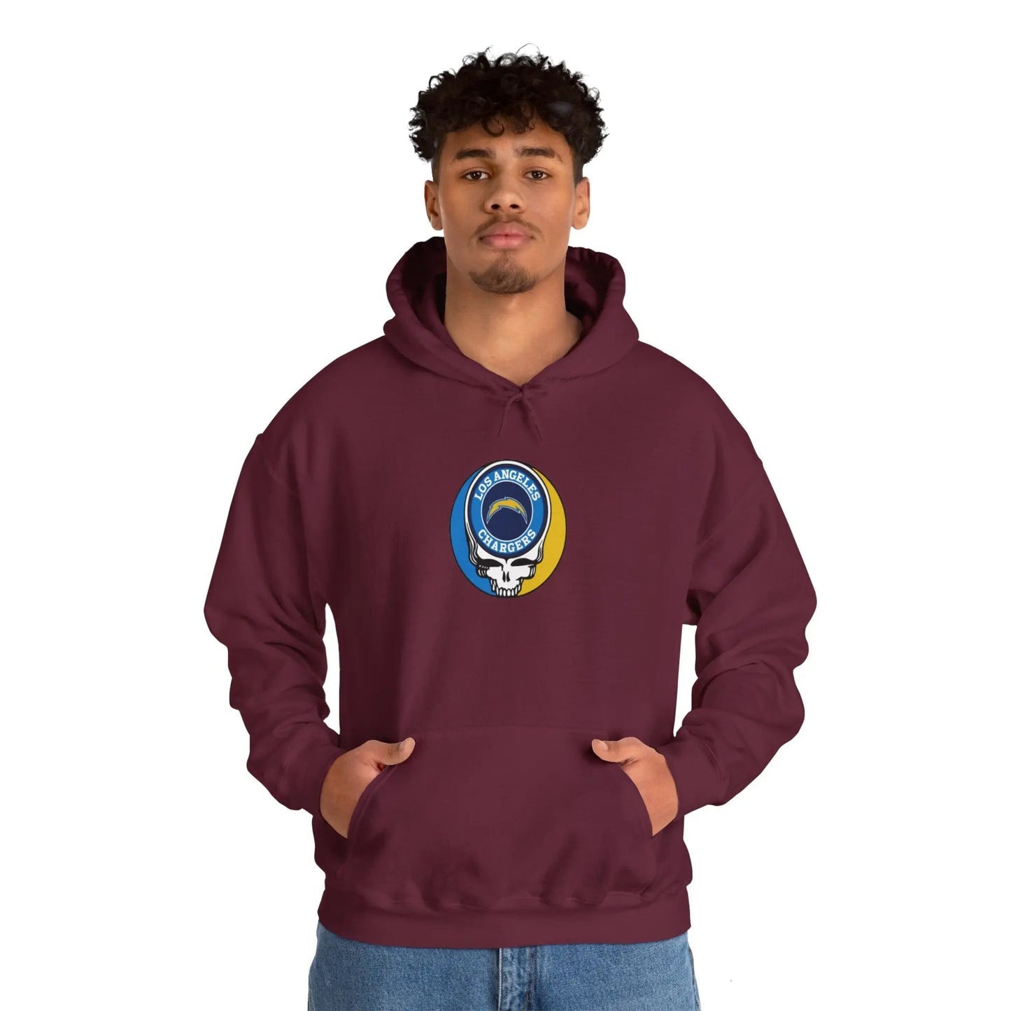 Los Angeles Chargers Grateful Dead Hoodie The Gridiron Collection