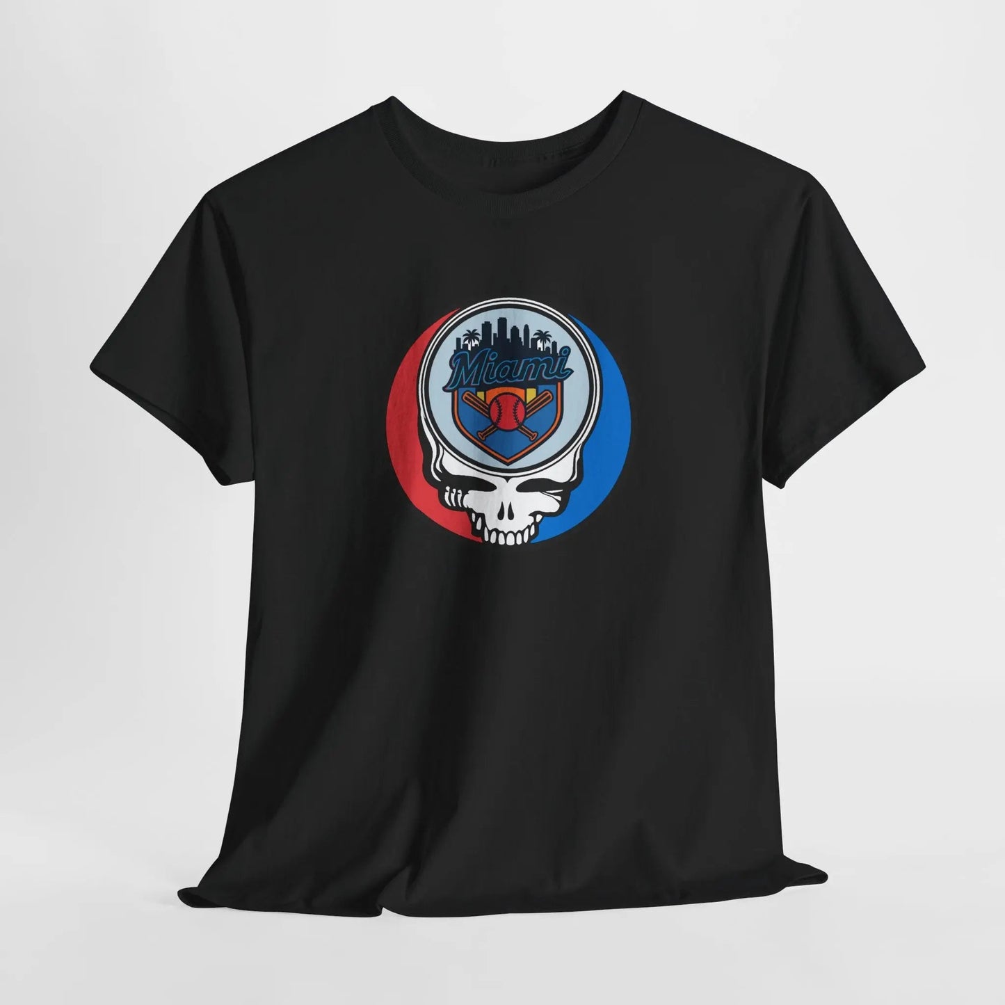 Miami Marlins Steal Your Face Classic Stealie T Shirt MLB