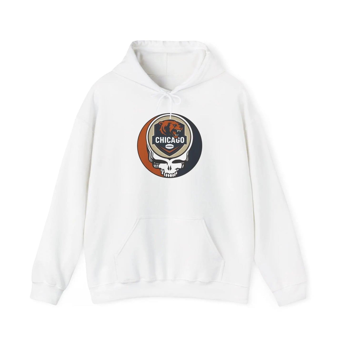 Chicago Bears Stealie Grateful Dead Hooded Sweatshirt NFL The Gridiron Collection