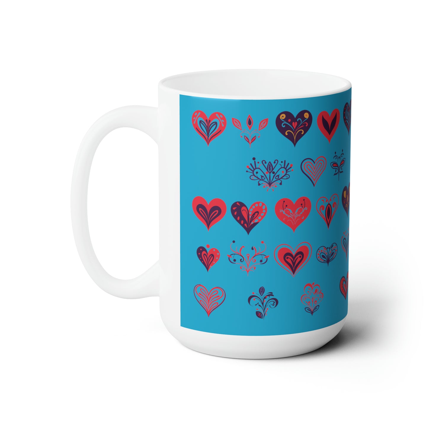 Valentine's day, colorful Ceramic Mug15oz