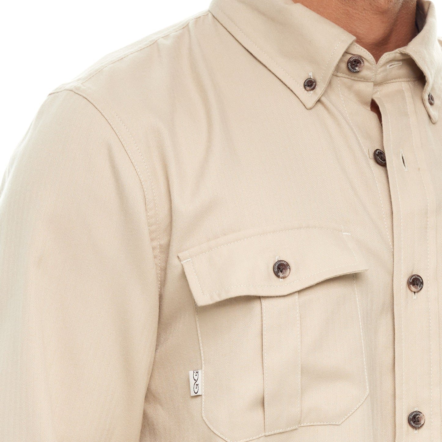 Clay Flannel Long Sleeve Shirt