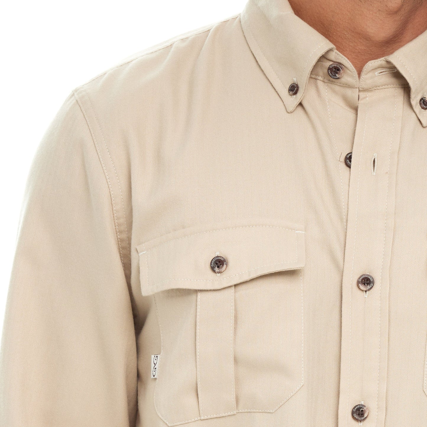 Clay Flannel Long Sleeve Shirt
