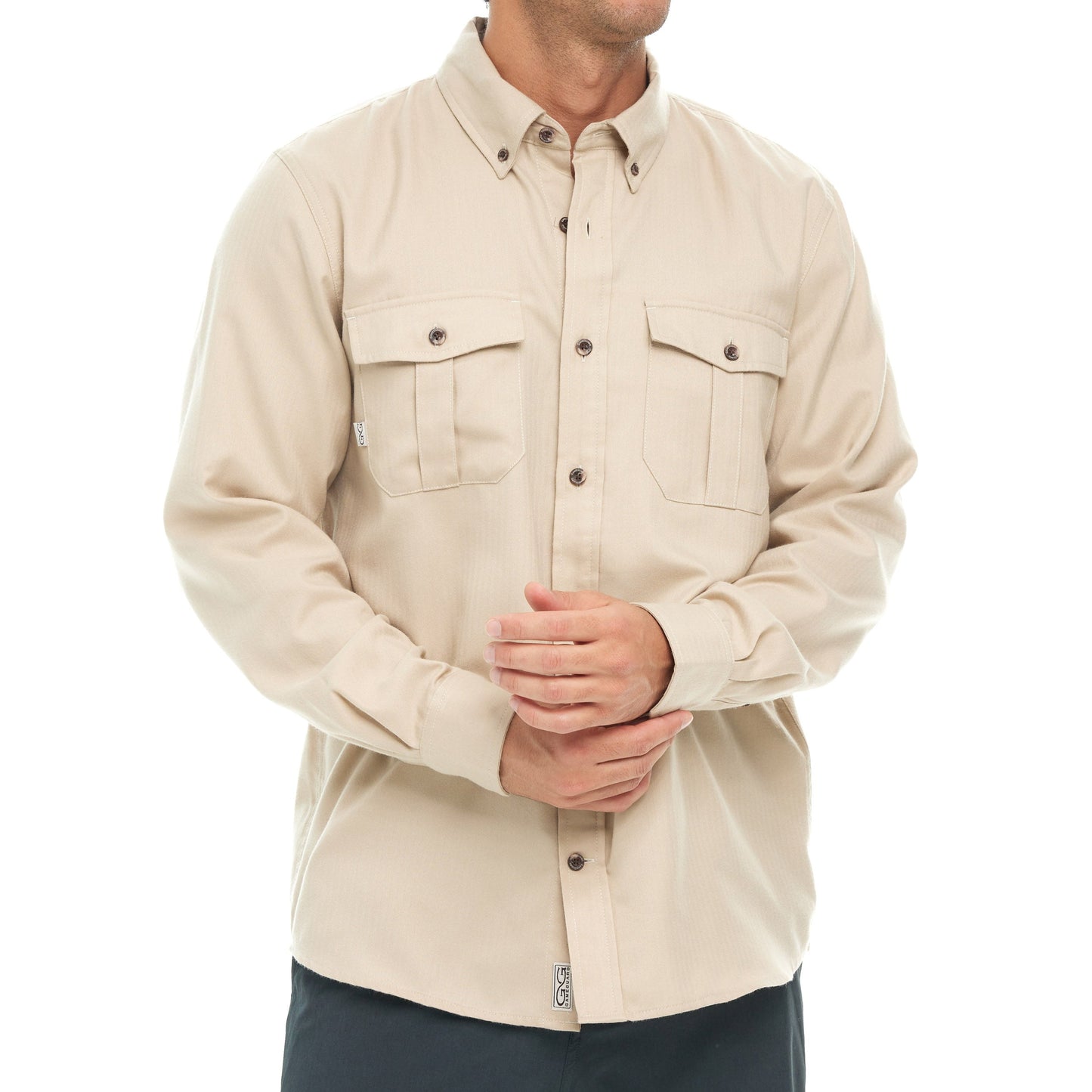 Clay Flannel Long Sleeve Shirt