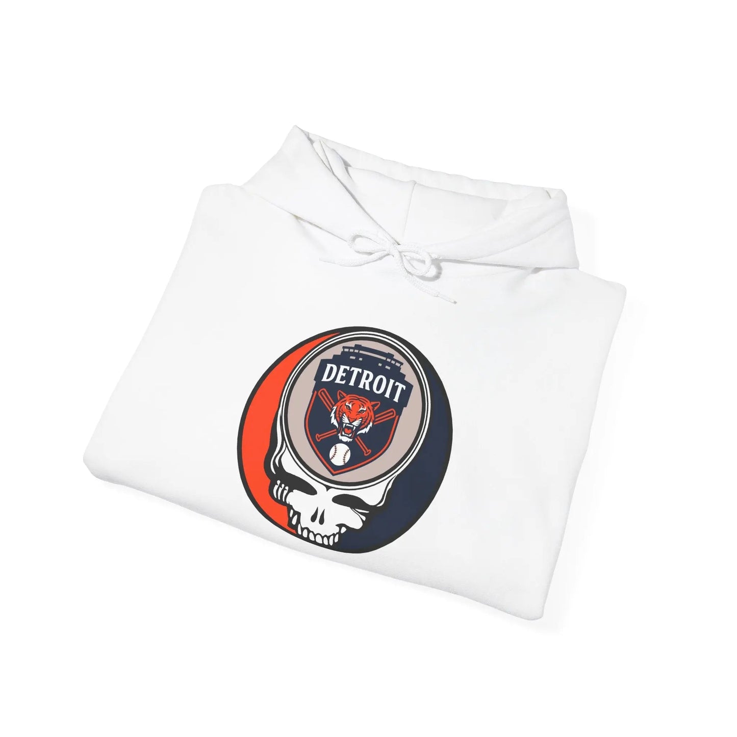 Detroit Baseball Edition Grateful Dead Unisex Heavy Blend Hoodie The Ballpark Collection