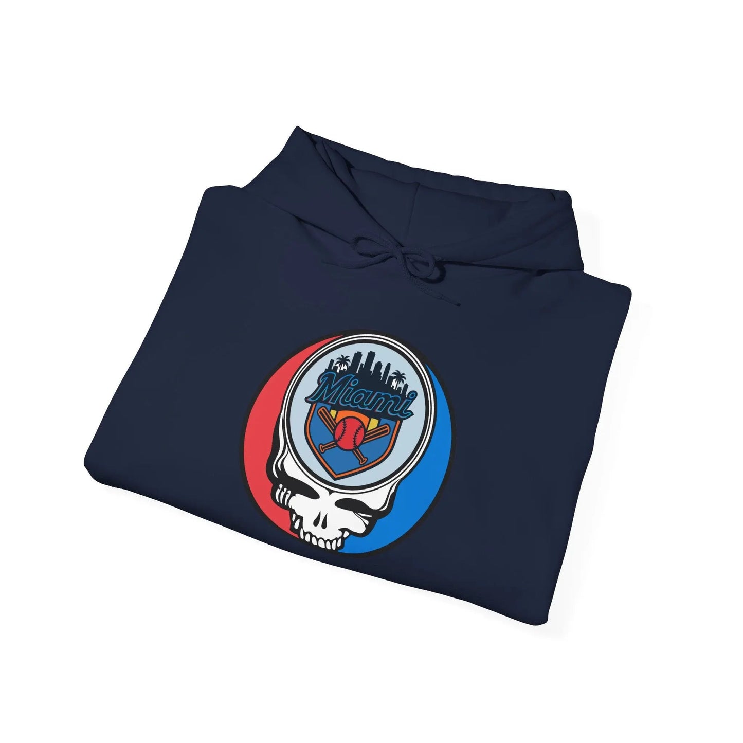 Miami Marlins Grateful Dead Unisex Heavy Blend Hoodie The Ballpark Collection