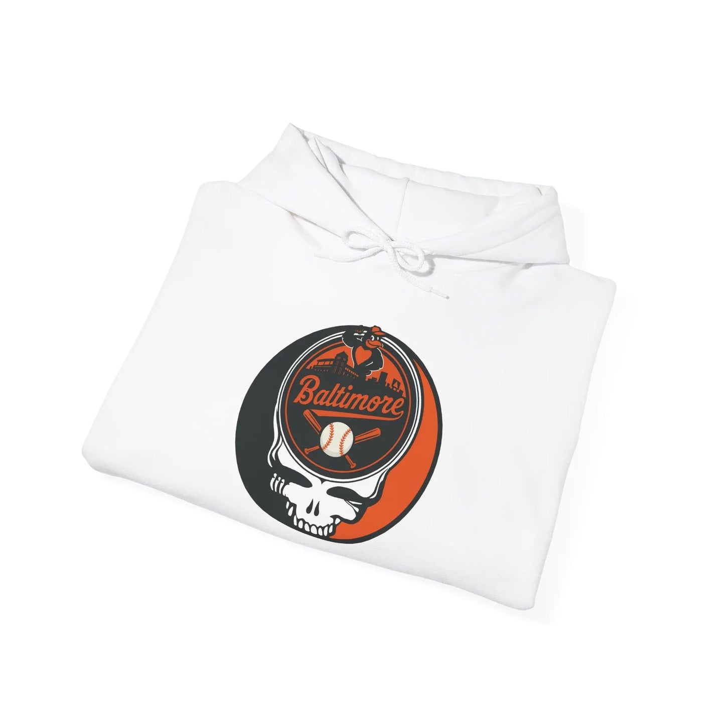 Baltimore Baseball Edition Heavy Blend Hoodie Unisex Grateful Dead
