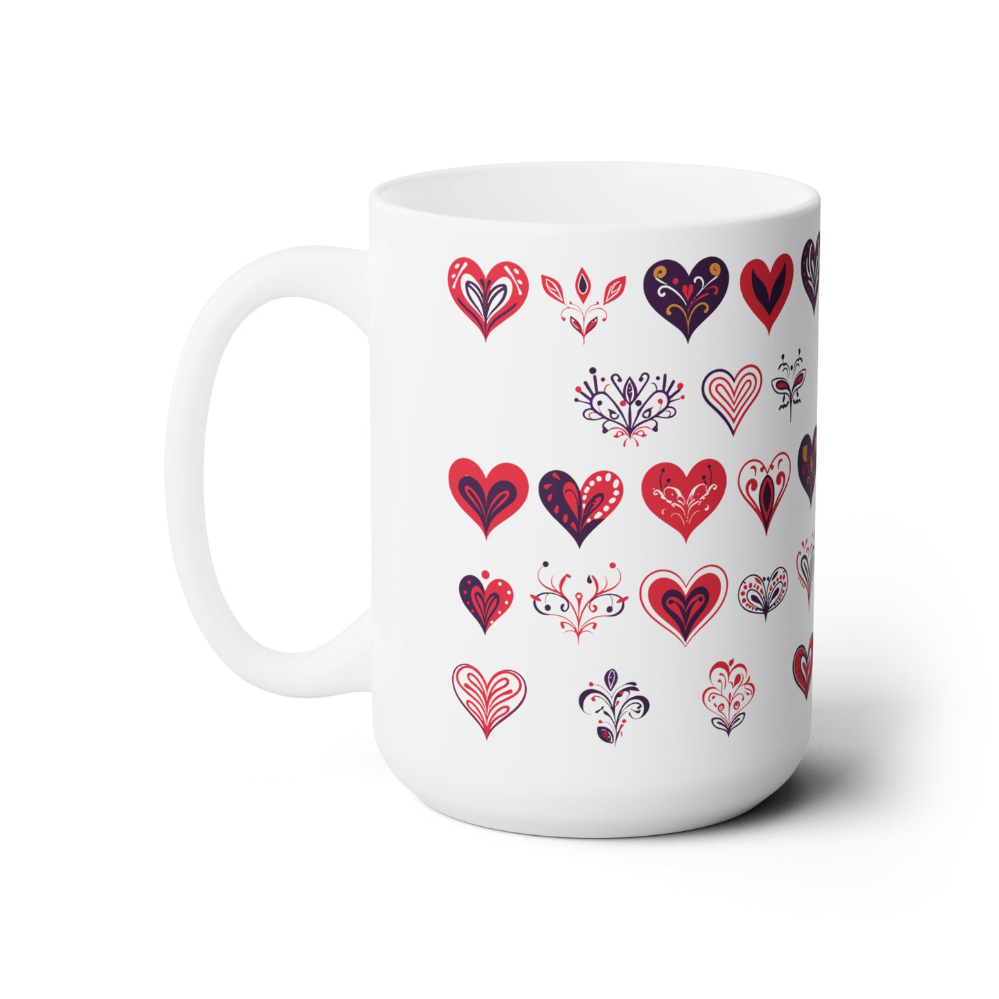 Valentine's day, white color Ceramic Mug15oz