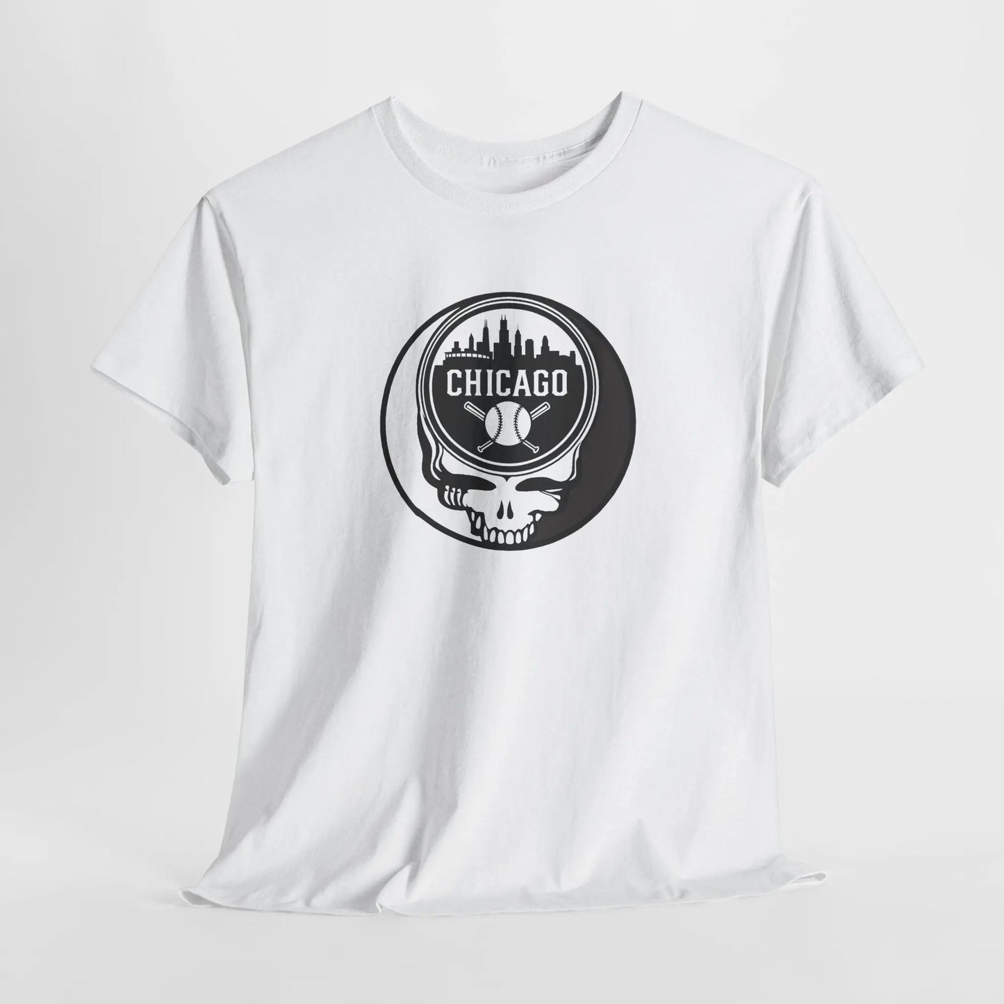 Grateful Dead Steal Your Face Chicago Baseball Edition T-Shirt The Ballpark Collection