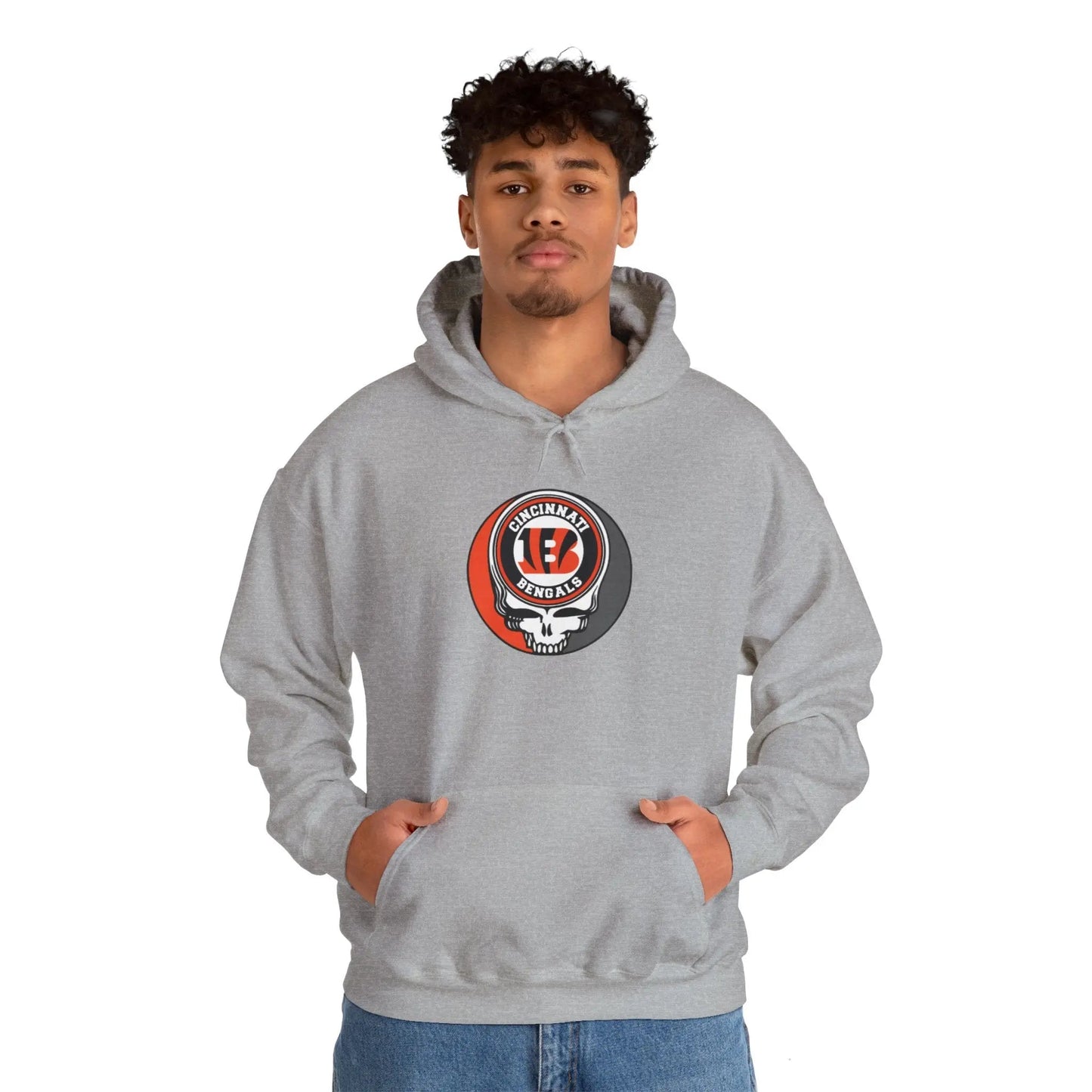 Gridiron Collection Cincinnati Bengals Grateful Dead Steal Your Face Unisex Hoodie