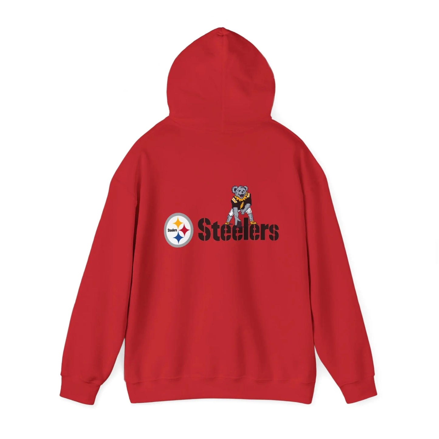 Pittsburgh Steelers Dancing Bear Two-Sided Unisex Hoodie The Gridiron Collection