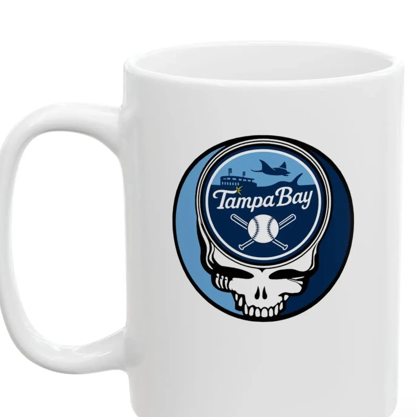 Tampa Bay Baseball Edition Stealie Ceramic Mug Large 15 oz MLB
