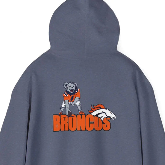 Denver Broncos Dancing Bear Unisex Two-Sided Hoodie The Gridiron Collection