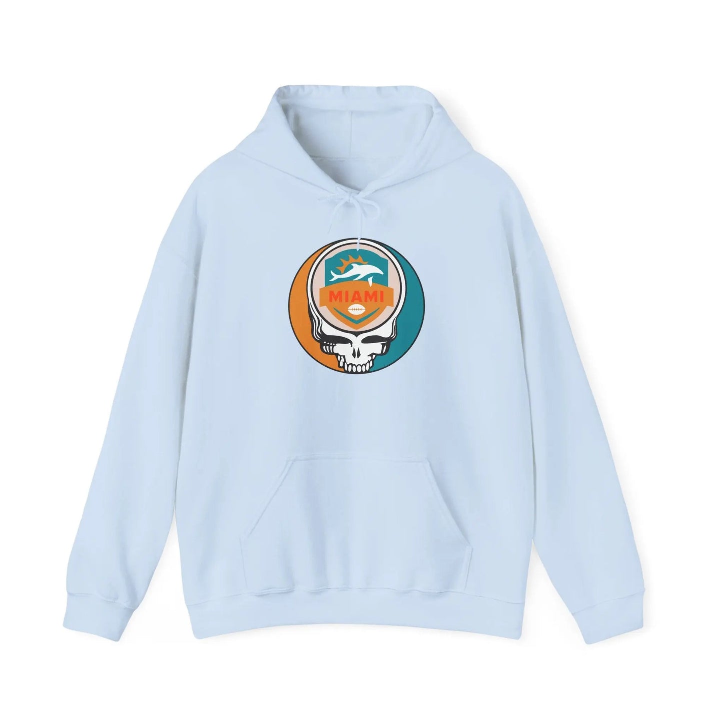 Miami Dolphins Stealie Grateful Dead Hooded Sweatshirt NFL The Gridiron Collection