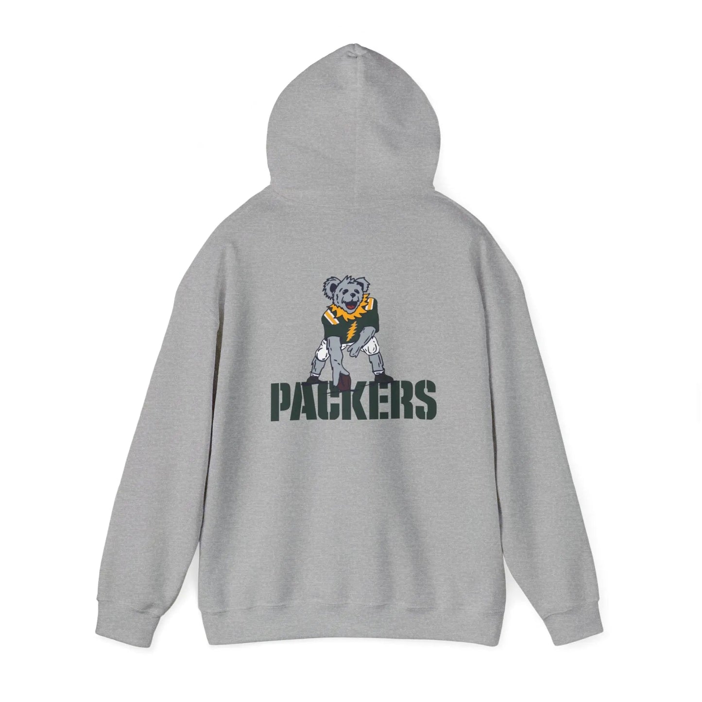 Green Bay Packers Dancing Bear Unisex Hoodie Two-Sided The Gridiron Collection