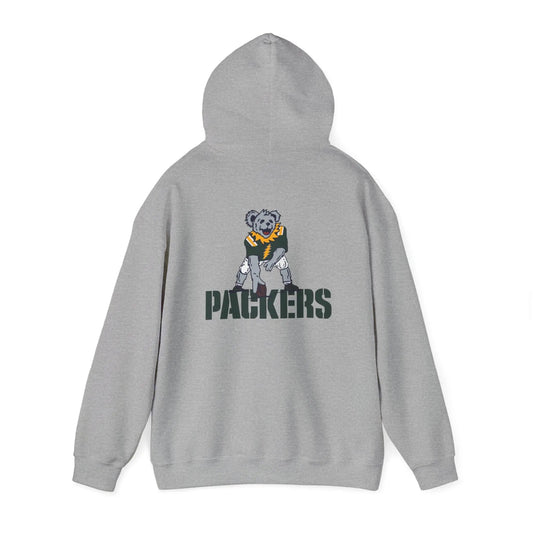 Green Bay Packers Dancing Bear Unisex Hoodie Two-Sided The Gridiron Collection