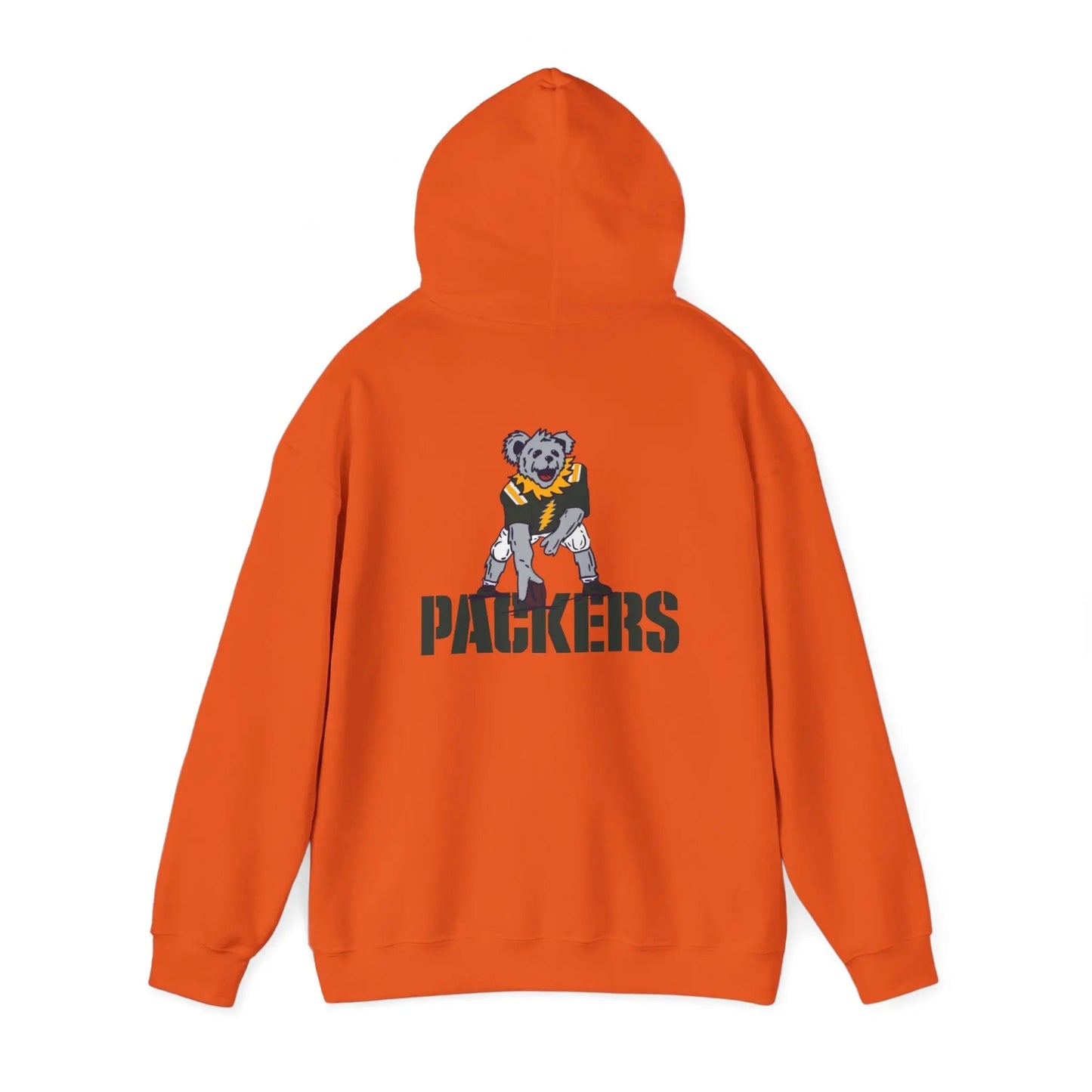 Green Bay Packers Dancing Bear Unisex Hoodie Two-Sided The Gridiron Collection