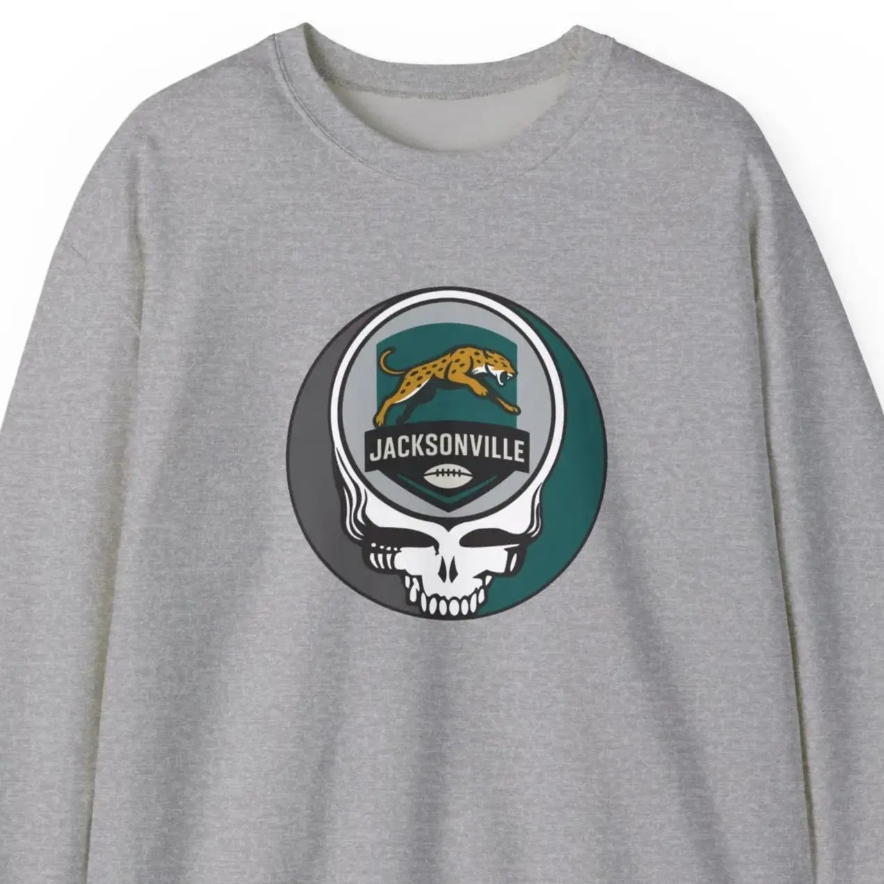 Grateful Dead Stealie Jacksonville Edition Crewneck Sweatshirt NFL