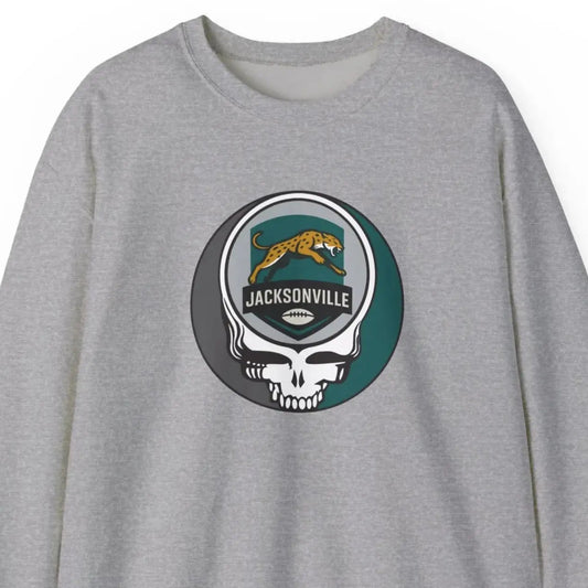 Grateful Dead Stealie Jacksonville Edition Crewneck Sweatshirt NFL