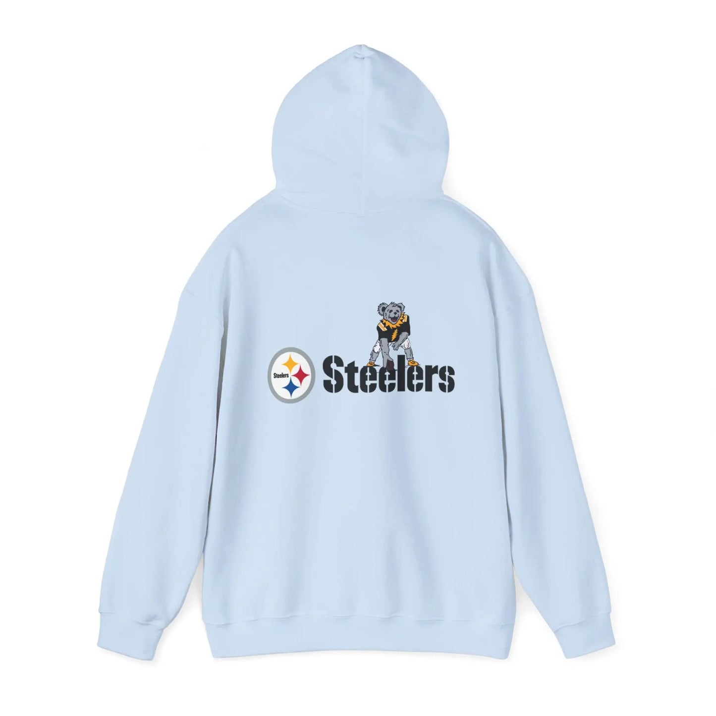Pittsburgh Steelers Dancing Bear Two-Sided Unisex Hoodie The Gridiron Collection