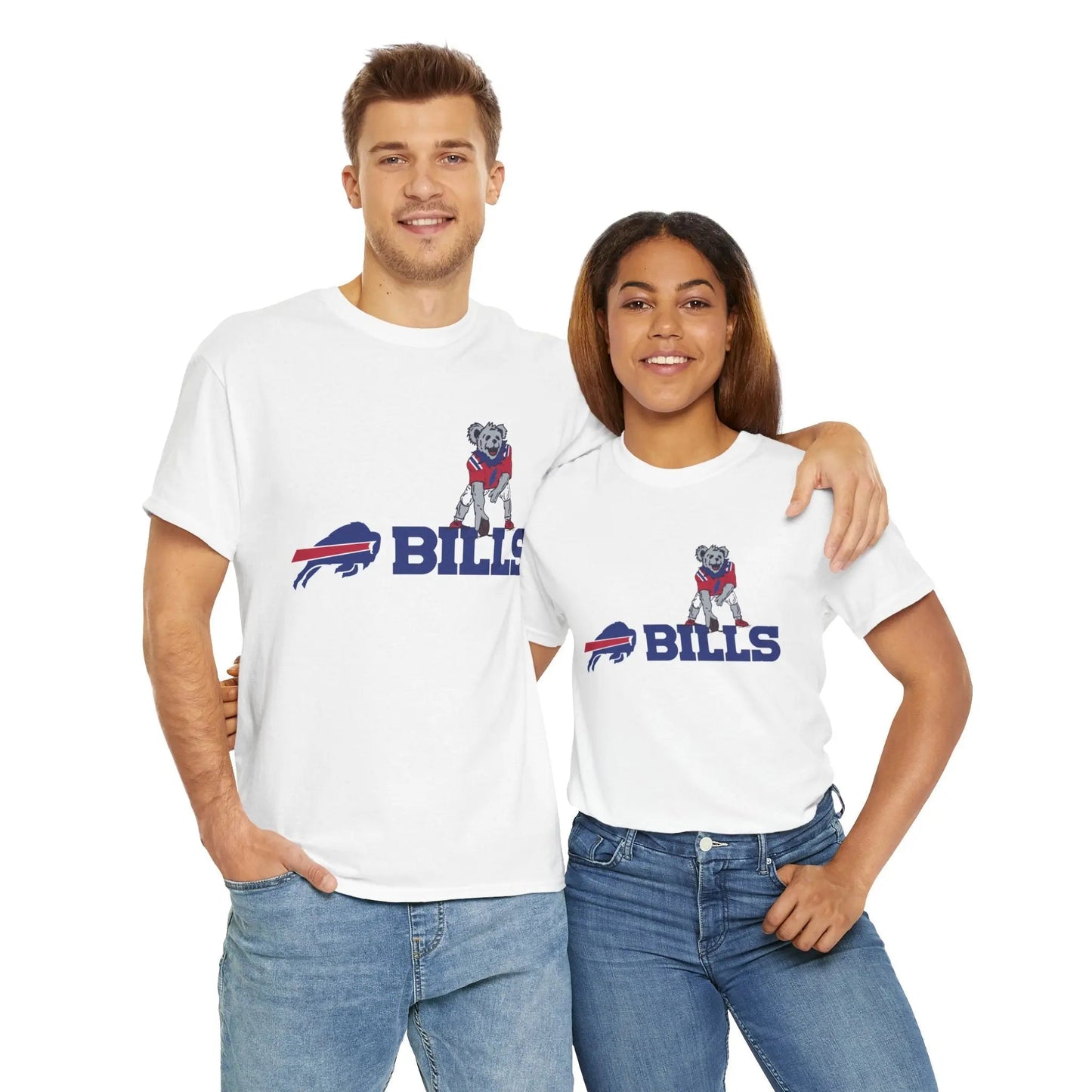 Buffalo Bills Dancing Bear Grateful Dead T-Shirt The Gridiron Collection