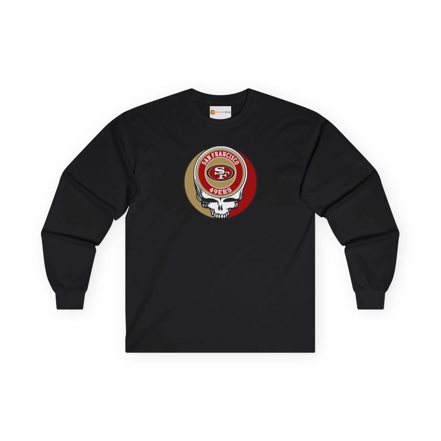 Grateful Dead Long Sleeve Tee Ultra-Cotton San Francisco 49ers The Gridiron Collection