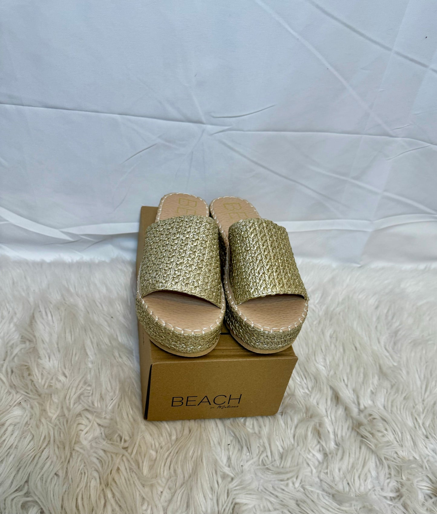 Gold Platform Sandal The Del Mar Platform Sandal