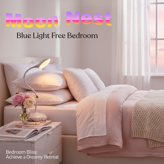 Circadian-Friendly Warm Glow Table Lamp MoonNest