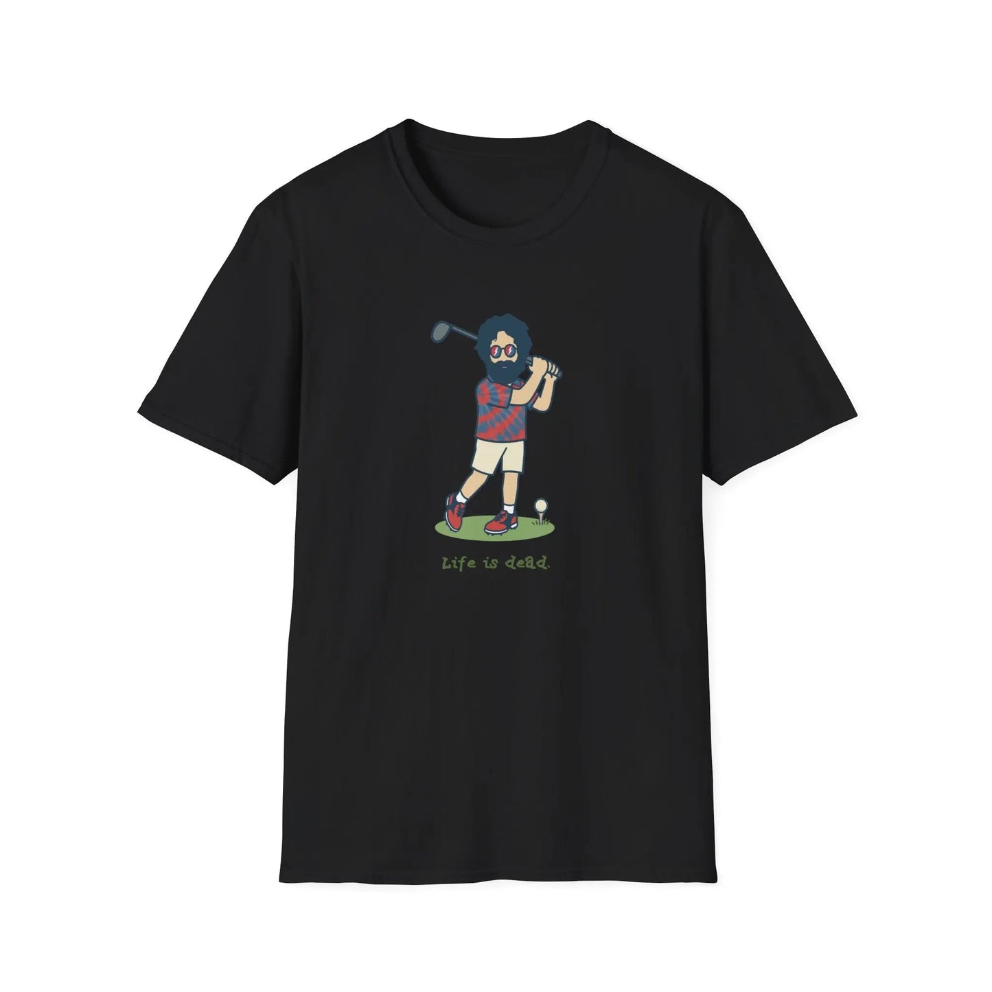 Life is Dead Golfing Jerry T-Shirt Grateful Dead