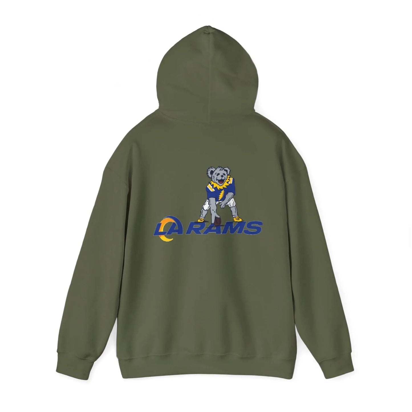Los Angeles Rams Dancing Bear Unisex Hoodie Two-Sided The Gridiron Collection