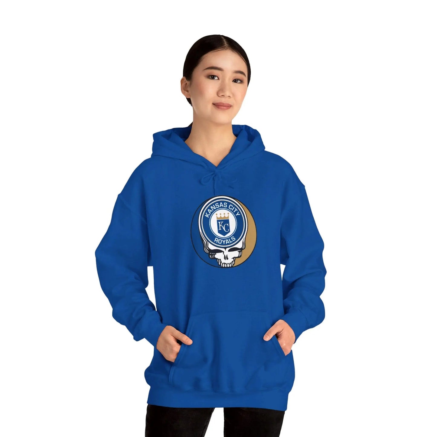 Kansas City Baseball Edition Heavy Blend Hoodie Unisex The Ballpark Collection Grateful Dead