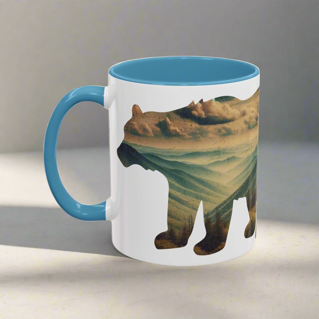 Shenandoah National Park Colored Accent Coffee Mug 11oz 15oz
