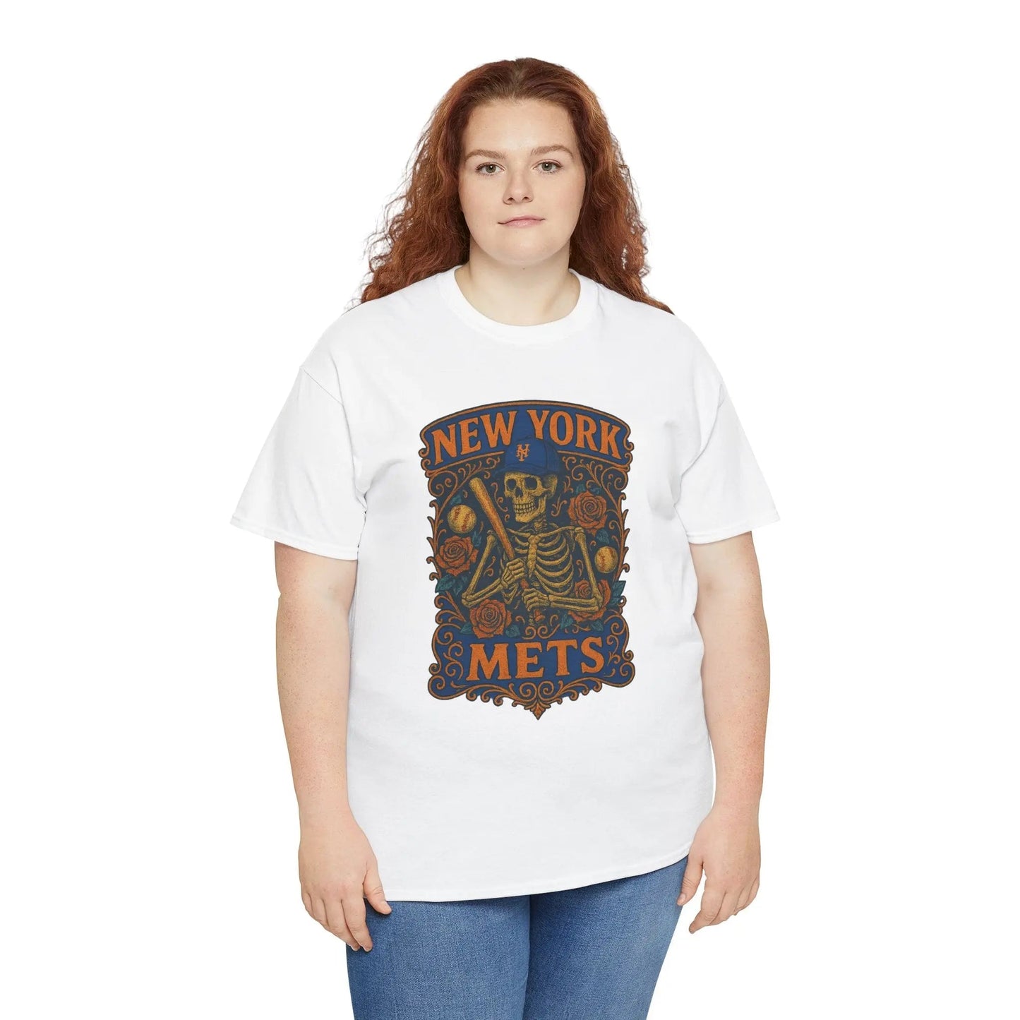 New York Baseball Edition Retro Poster Art T-shirt The Ballpark Collection
