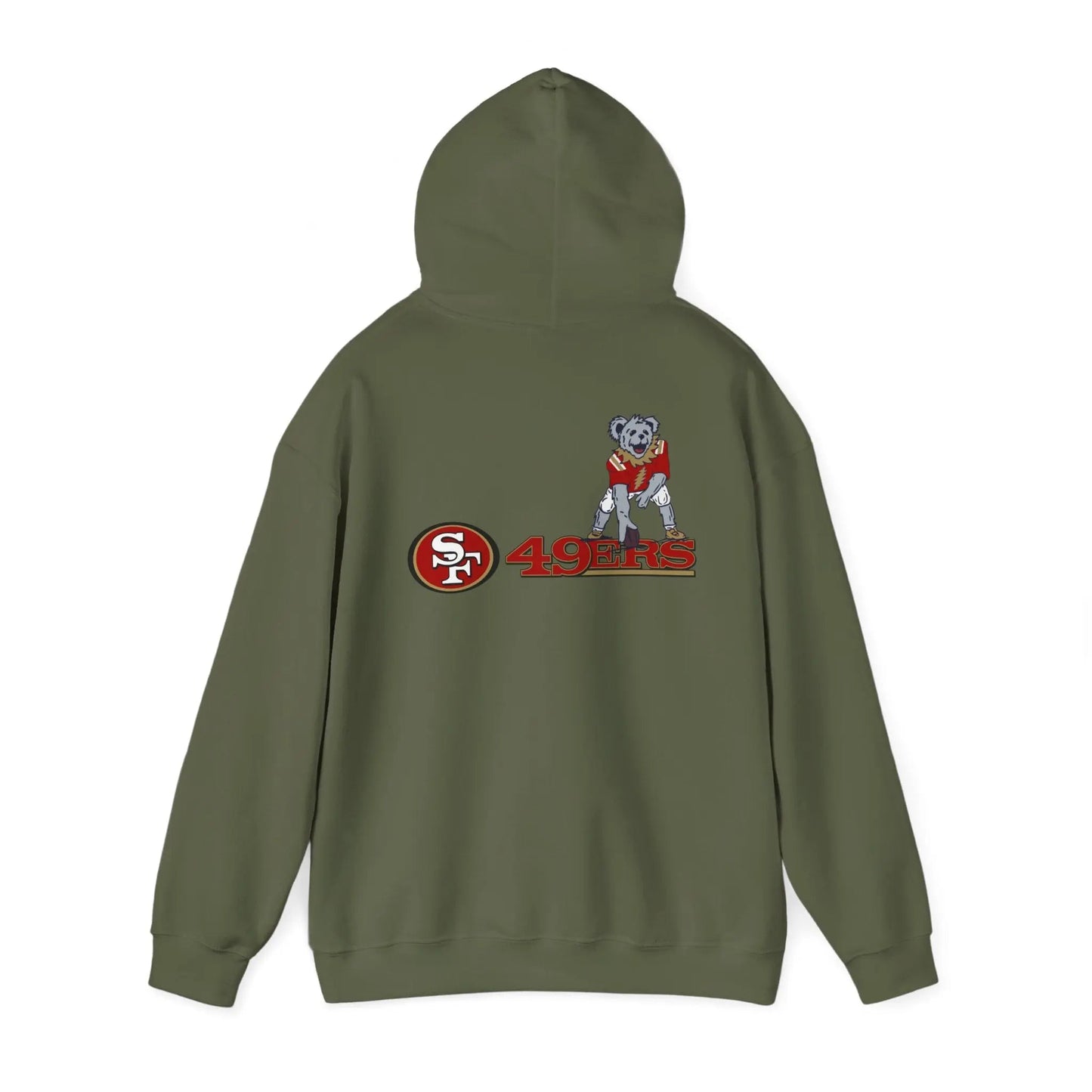 San Francisco 49ers Dancing Bear Unisex Two-Sided Hoodie The Gridiron Collection