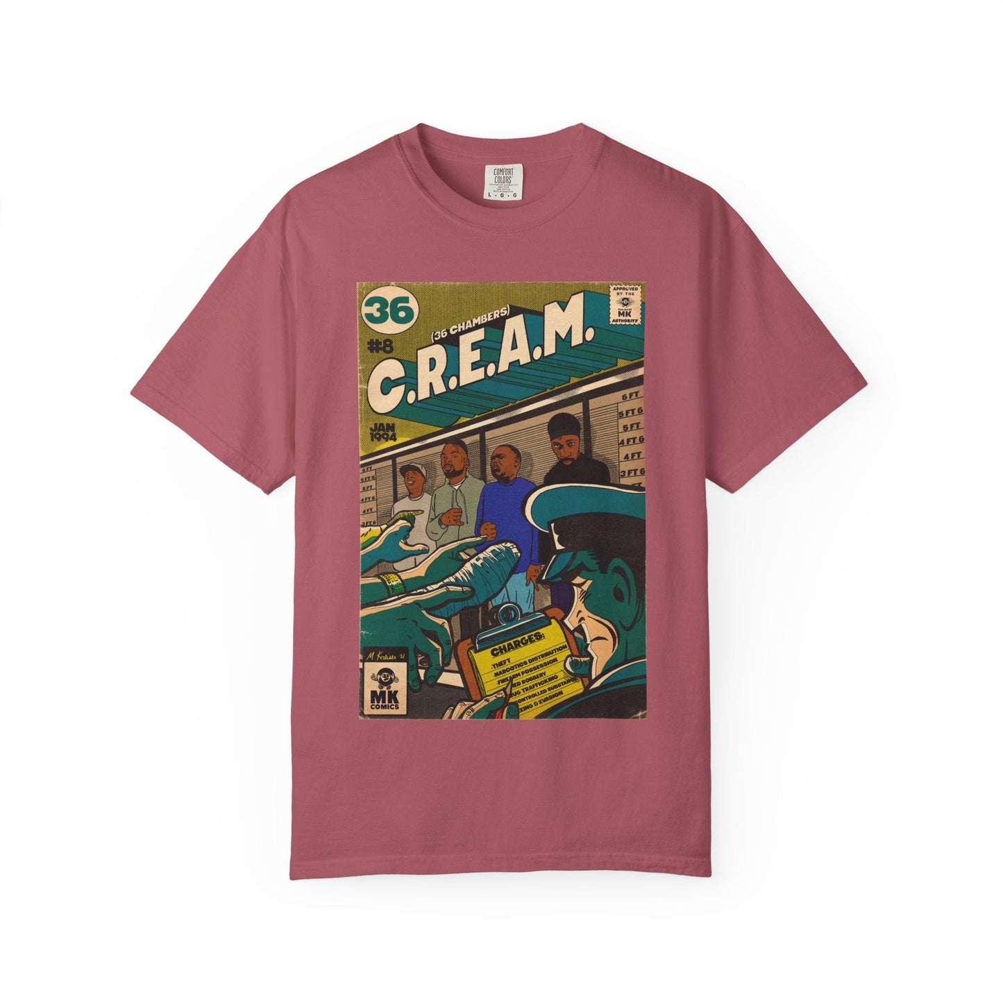 C.R.E.A.M Unisex Comfort Colors T-shirt Ring-Spun Cotton
