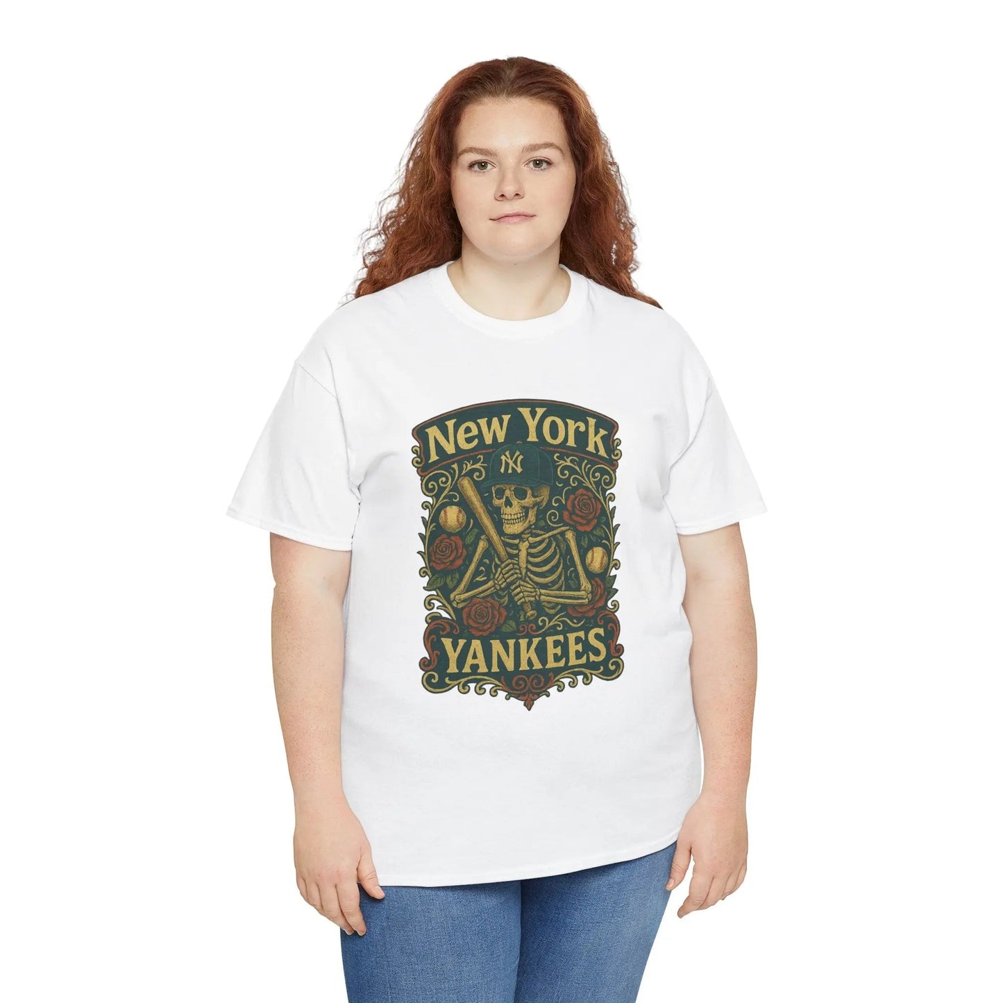 New York Baseball Edition Retro Poster Art T-shirt The Ballpark Collection