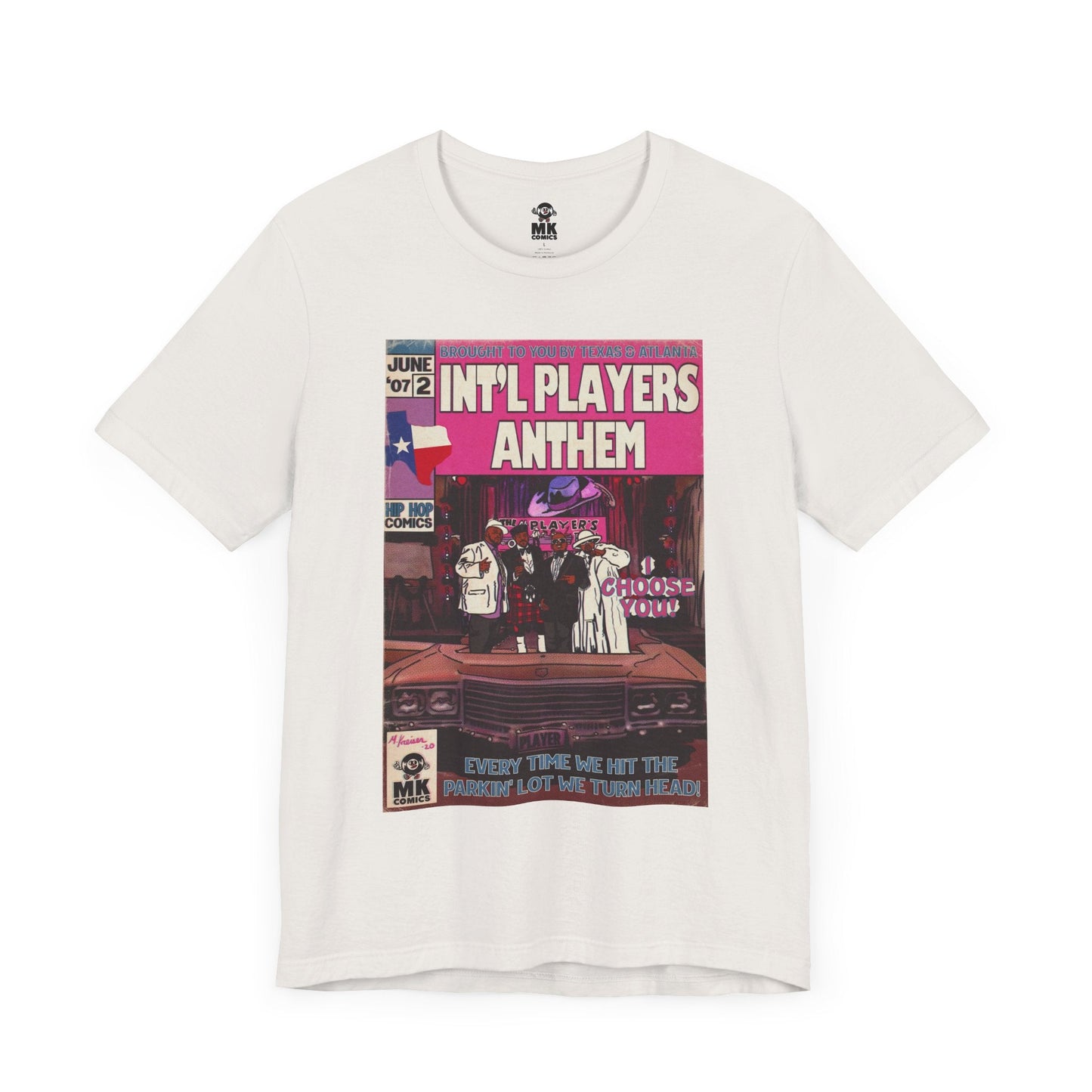 Unisex Jersey Short Sleeve Tee Int’l Players Anthem Bella+Canvas