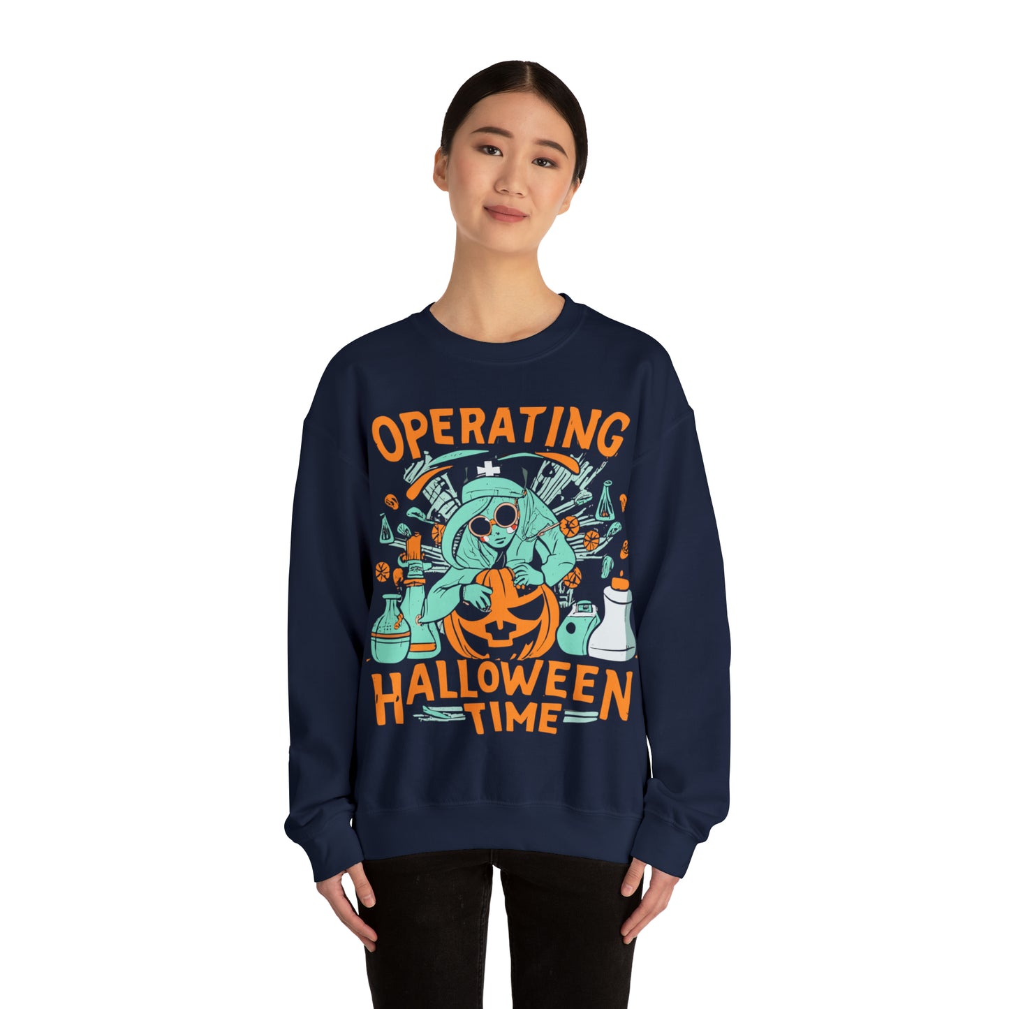 Nurse Halloween Sweatshirt, Spooky Season Halloween Sweatshirt, Halloween Costume, Spooky Sweatshirt, Halloween Gifts
